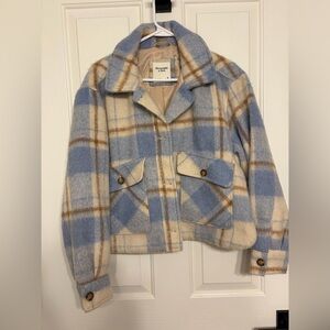Abercrombie & Fitch button down plaid jacket